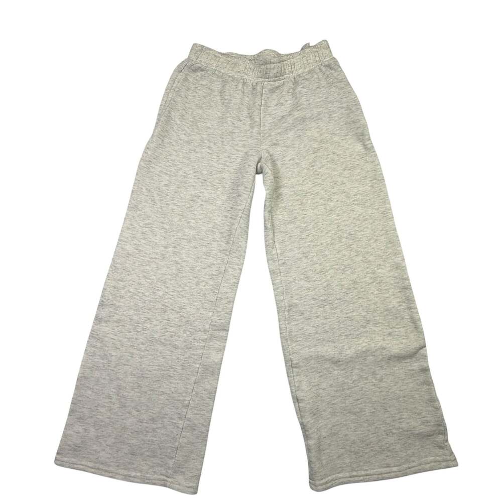 Faded Rose Essentials Wide Leg Sweatpants Grey Size S